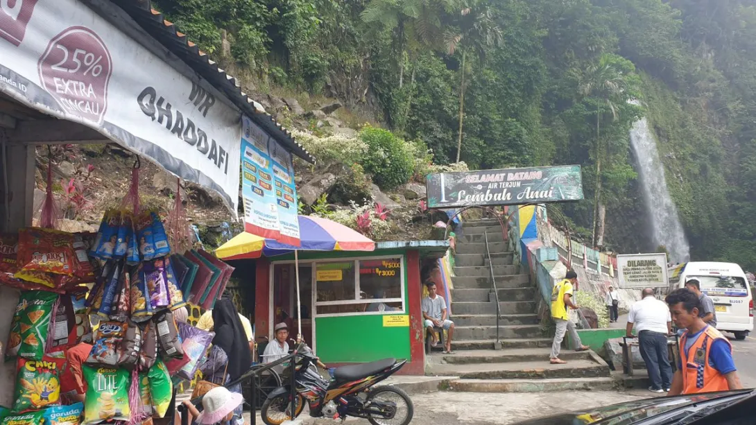 Padang+Bukitinggi-Singgah di Lembah Anai..